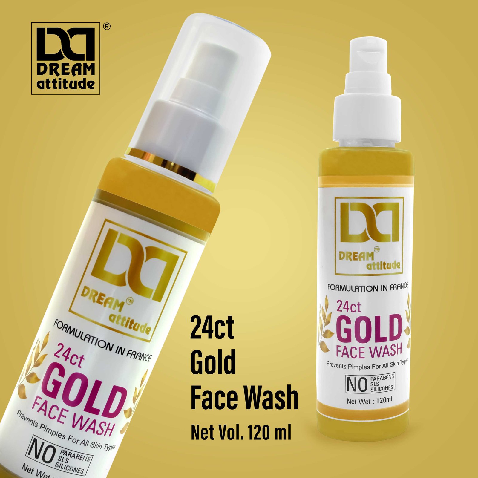 GOLD  FACEWASH  - Image 3 - NR Beauty World